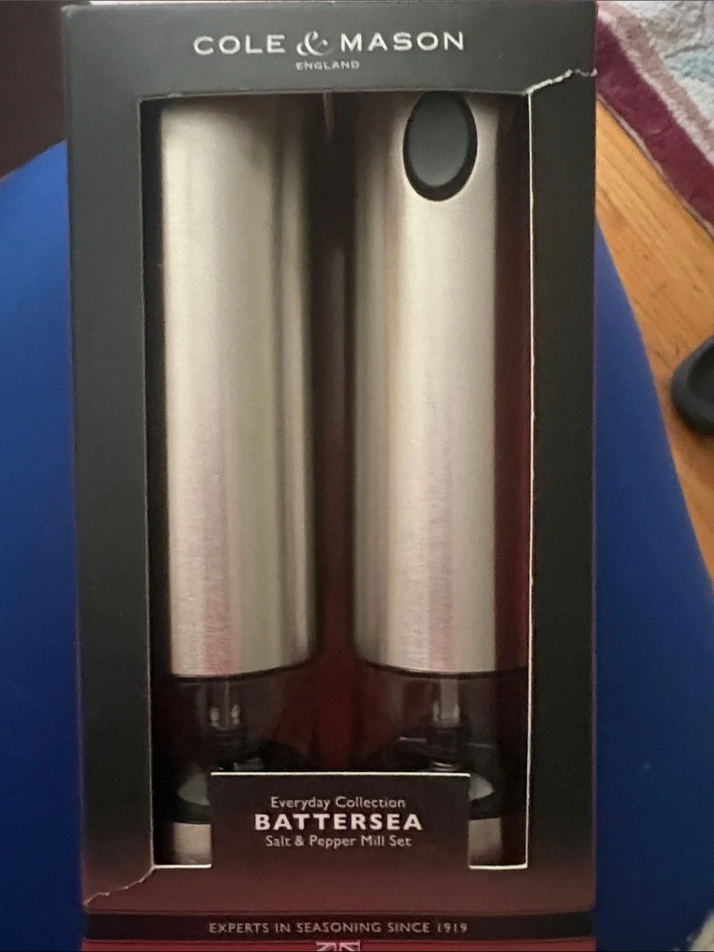 Stainless Steel Salt and Pepper Mill Set - Silver